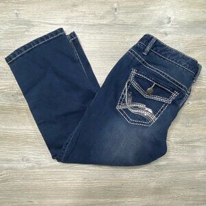 Maurices Curvy Denim Capris